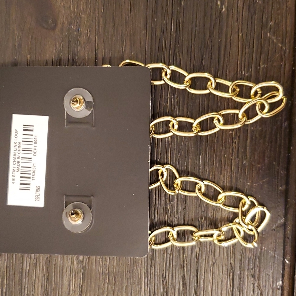 Torrid Link Loop Earings - Picture 3 of 3